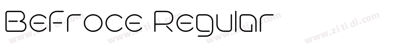 Befroce Regular字体转换 Befroce Regular字体转换